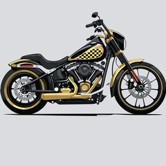 Fototapeta premium motorbike vector for graphic design