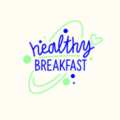 Isolated image on a background. Vector graphics. Menu organic food illustration. Label for food.