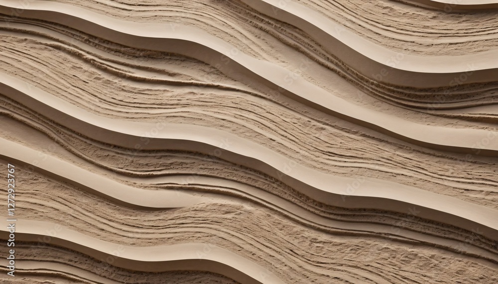 Poster sand dune texture abstract. beige waves pattern. natural earthy background. calm serenity. intricate