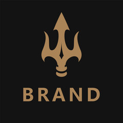 Trident Logo Template vector illustration