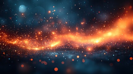 glowing abstract bokeh lights on a softly blurred background a dreamy ethereal atmosphere for creative design and decor