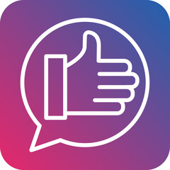 Please Like Icon Style