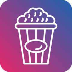 Popcorn Icon Style