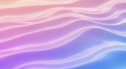 Obraz premium Soft pastel colored liquid waves creating a mesmerizing fluid texture