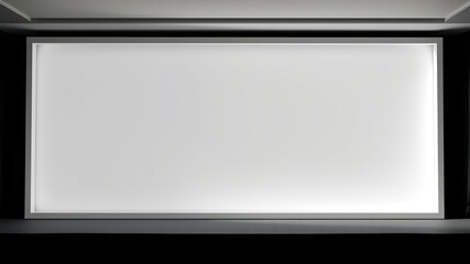 Obraz premium Modern A3 A4 White Frame Mockup - Large Portrait Poster Template