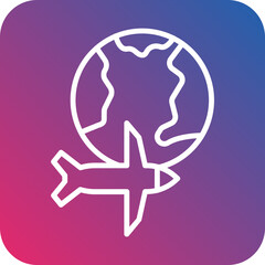 Global Shipping Icon Style