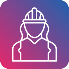 Architect Female Icon Style