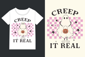 Creep it real, Halloween eps file, 
Halloween
eps, Retro Halloween, Spooky, Pumpkin, Witchy, Ghost, Cute
Halloween eps, Cute Ghost, Boo, Pastel