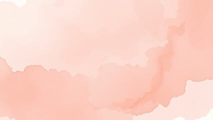 Obraz premium Pink Peach Watercolor Abstract Wallpaper Design