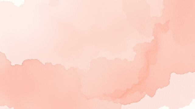 Pink Peach Watercolor Abstract Wallpaper Design