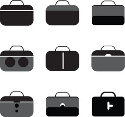 Office Icon Set – Black Version