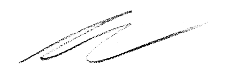 black pencil strokes isolated on transparent background