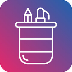 Pencil Box Icon Style