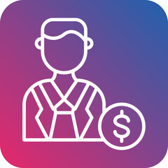Obraz premium Investor Icon Style