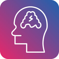 Schizophrenia Icon Style