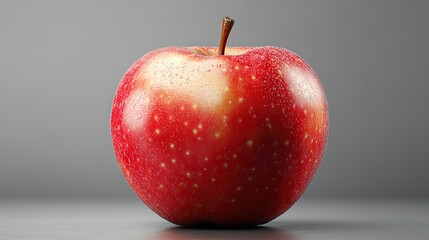 high quality fresh red apple isolated on transparent background for culinary design projects health themed illustrations and organic produce concepts