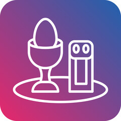 Boiled Egg Chalice Icon Style