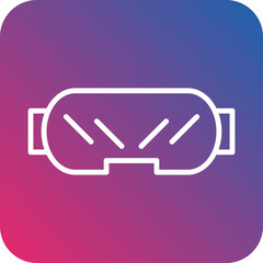 Vr Glasses Icon Style