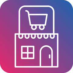 Supermarket Icon Style