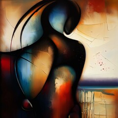 Expressionism Portrait Abstract Overlays