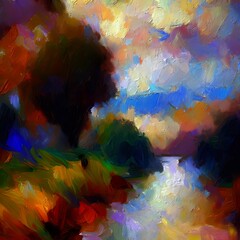 Expressionism Landscapes Backgrounds