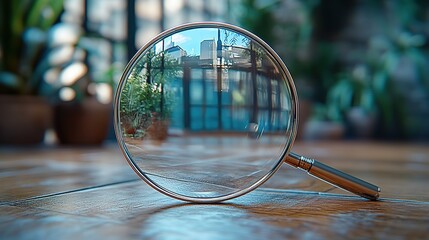 high resolution magnifying glass png with transparent background for detailed inspection research and analytical projects in professional design and presentation use