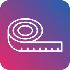 Measuring Tape Icon Style
