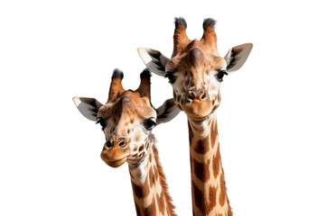 giraffe isolated on transparent background