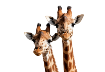 giraffe isolated on transparent background
