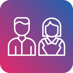Obraz premium Parents Icon Style