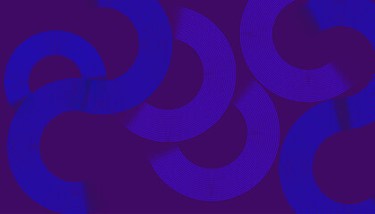 Futuristic Abstract Background with Circular Interconnected Cyan Lines on a Dark Gradient, Creating a Sleek, Minimal, and Modern Design for Business and Technology Branding
