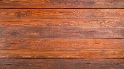 Naklejka premium A close-up view of wooden planks, showcasing rich textures and warm tones, ideal for interior design and rustic aesthetics.