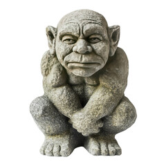 Obraz premium cherub statue isolated on a transparent background