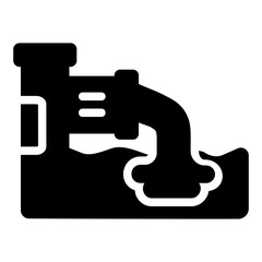 waste water Solid icon