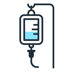 Infuse icon, iv bag icon