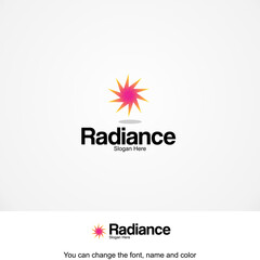 Radiance Logo Template Design Vector