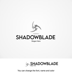 Obraz premium ShadowBlade Logo Template Design Vector