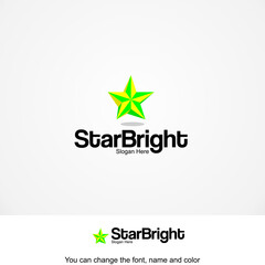 StarBright Logo Template Design Vector