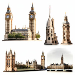 Obraz premium Big Ben, London, UK. A view of the popular London landmark, the clock tower known as Big Ben.