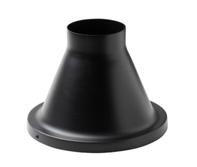 Cone light modifier isolated on transparent background