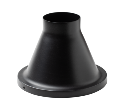 Cone light modifier isolated on transparent background