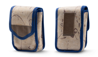 Small camera bag isolated on transparent background