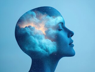 Obraz premium Exploring dreams and consciousness digital art surreal environment conceptual viewpoint