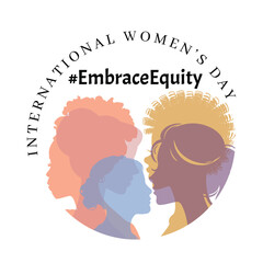 International Women's day vector, happy women's day vector, women's day watercolor vector