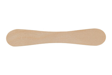 Ice cream wooden stick Isolated on white background.