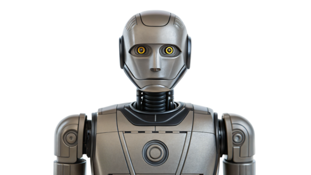 A black robotic, captured with professional photography equipment