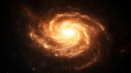 Cosmic dance of swirling nebulae outer space abstract digital realm celestial viewpoint infinite universe concept