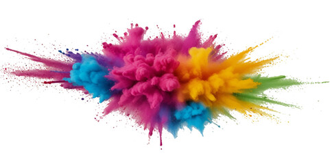 Beautiful rainbow holi festival background.  