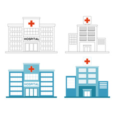 병원 건물(의료+치료+의사+의학+건강)