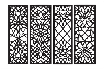 Basic RGB"Intricate Geometric and Ornamental Laser-Cut Panel Designs"